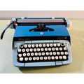 1971 Smith-Corona Galaxie Twelve • Two-Tone Blue • Provenance Items Included