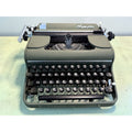 Early 1951 Olympia SM1 Portable Typewriter • Olive Green • W Germany, Serviced