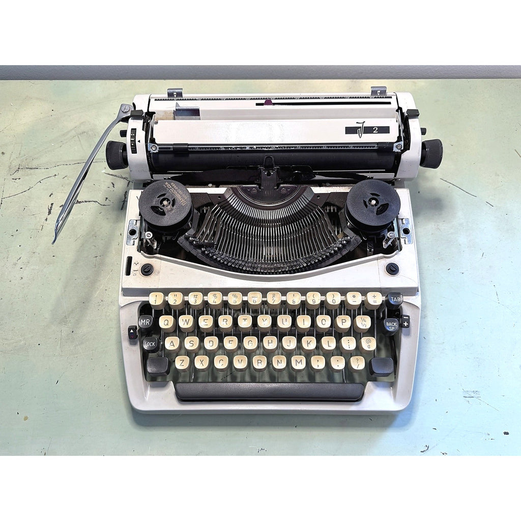 Adler J2 Typewriter • Early 70s West German Portable w/Case • Working, Tested