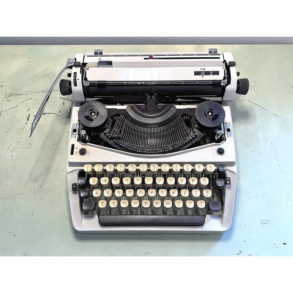 Adler J2 Typewriter • Early 70s West German Portable w/Case • Working, Tested