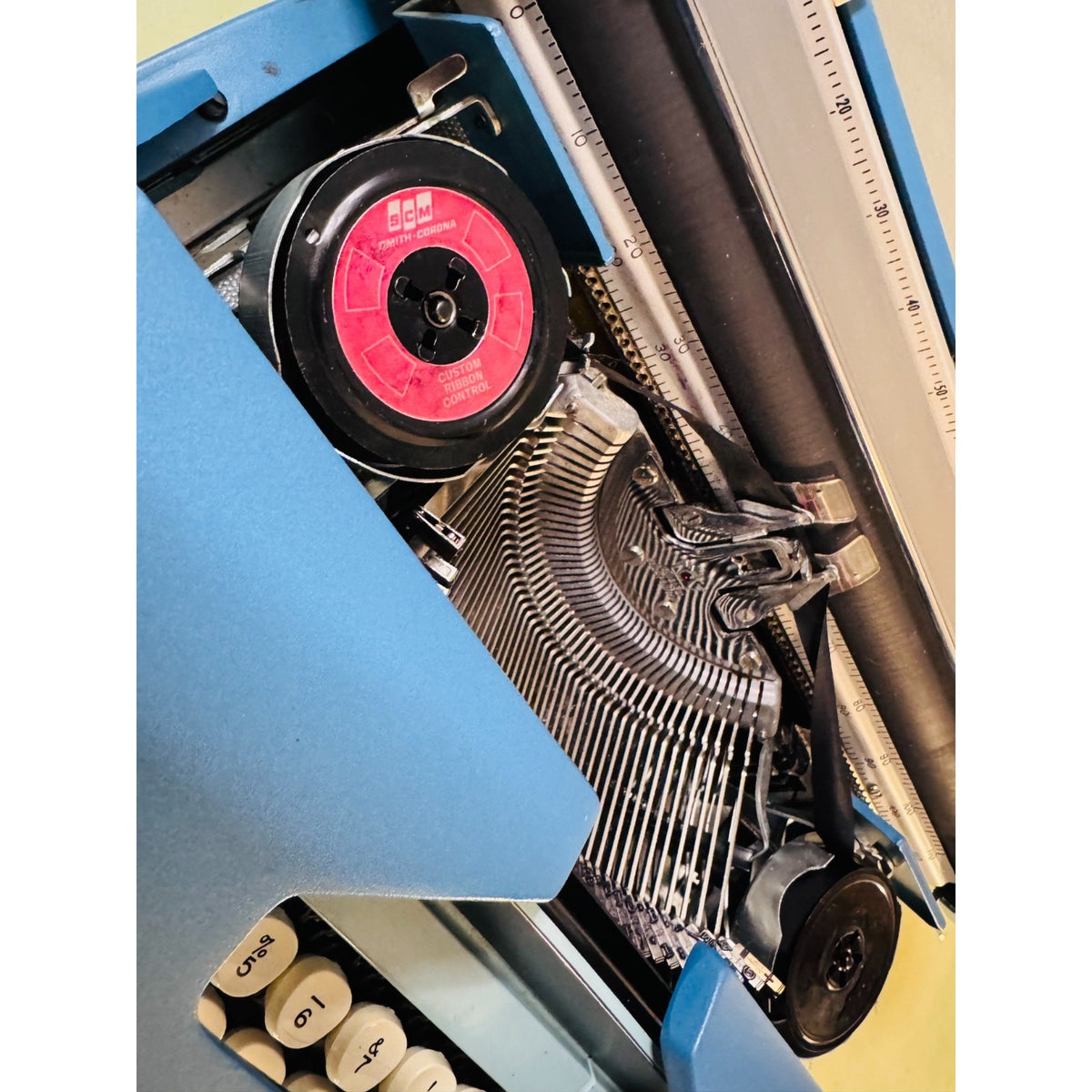 1971 Smith-Corona Galaxie Twelve • Two-Tone Blue • Provenance Items Included