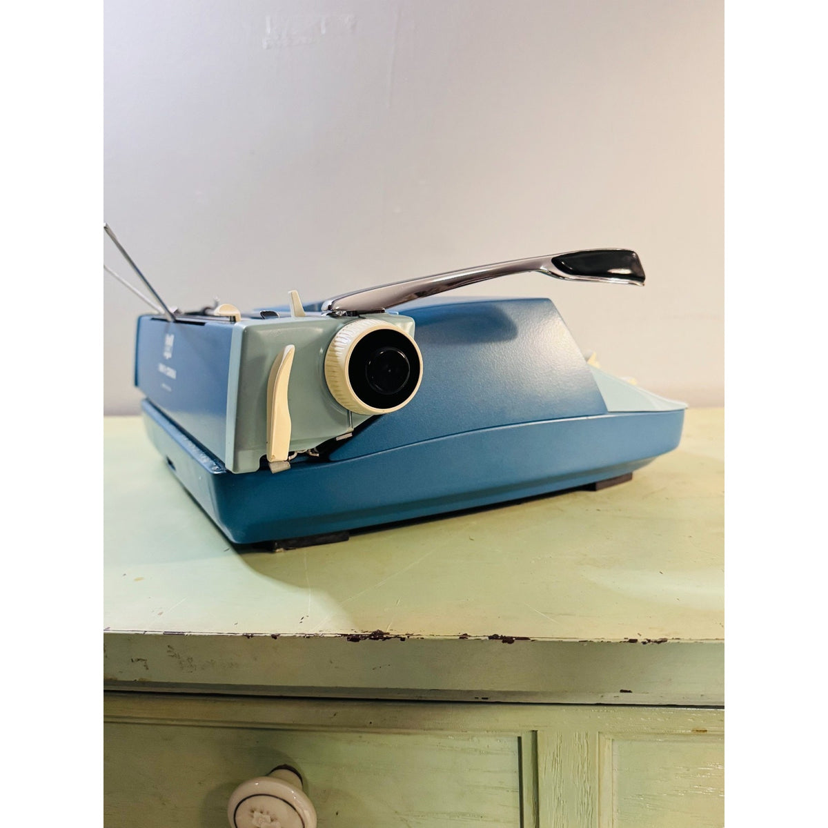 1971 Smith-Corona Galaxie Twelve • Two-Tone Blue • Provenance Items Included