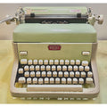 1960 Royal FP Typewriter • Pistachio Green / Warm Gray • Serviced Desktop