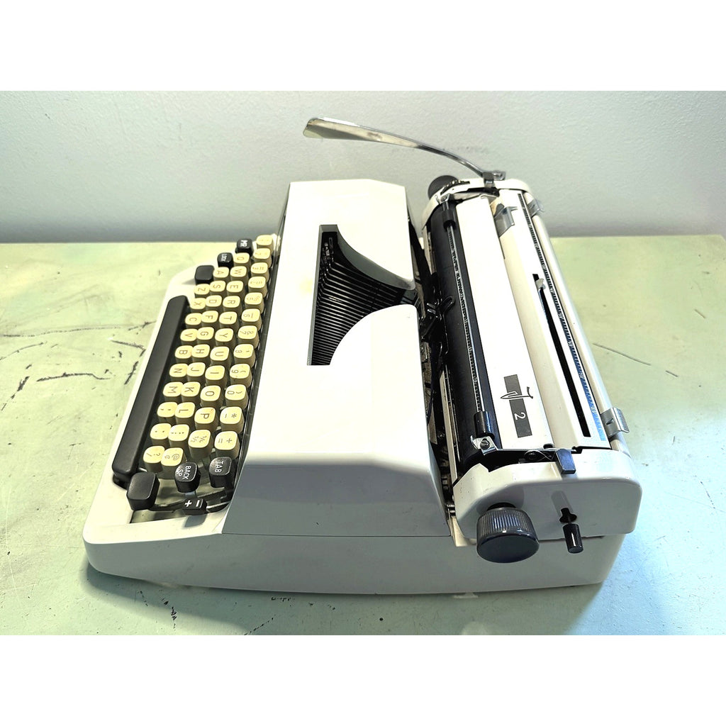 Adler J2 Typewriter • Early 70s West German Portable w/Case • Working, Tested