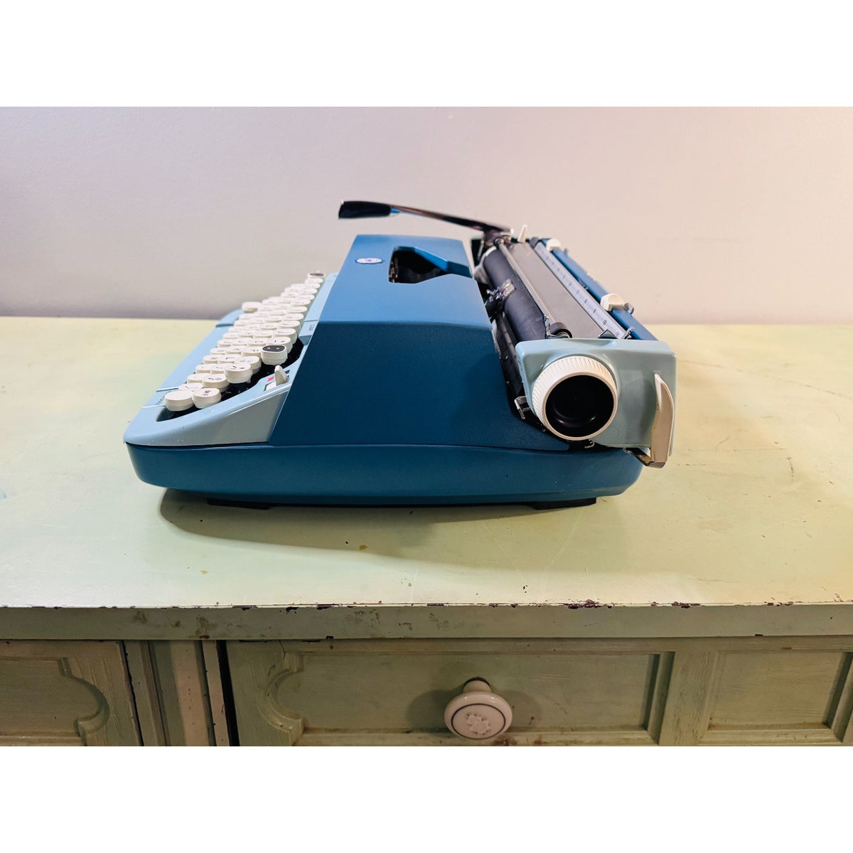 1971 Smith-Corona Galaxie Twelve • Two-Tone Blue • Provenance Items Included