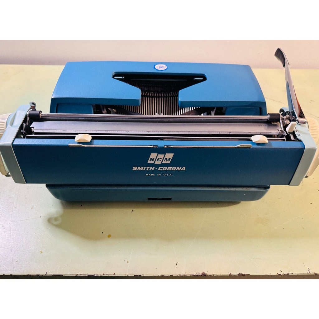 1971 Smith-Corona Galaxie Twelve • Two-Tone Blue • Provenance Items Included