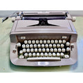 Royal 890 Manual Typewriter • Beige Mid-60s Portable w/Case • Serviced & Tested