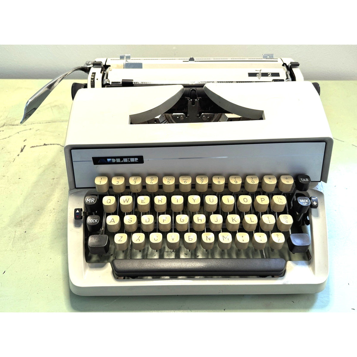 Adler J2 Typewriter • Early 70s West German Portable w/Case • Working, Tested