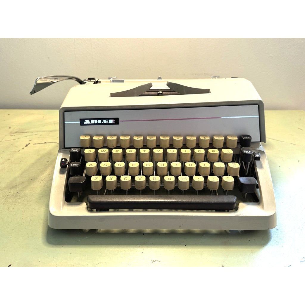 Adler J2 Typewriter • Early 70s West German Portable w/Case • Working, Tested