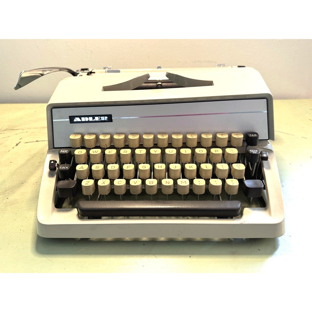 Adler J2 Typewriter • Early 70s West German Portable w/Case • Working, Tested